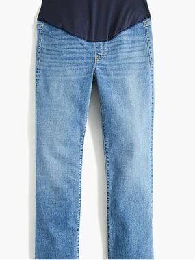 NWOT J. Crew Maternity Straight Stretchy Jeans, Size 30